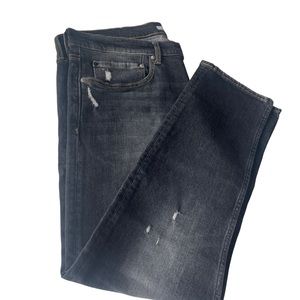 CALVIN KLEIN Mens Athletic Taper  Jeans, Grey, 36W x 30L,